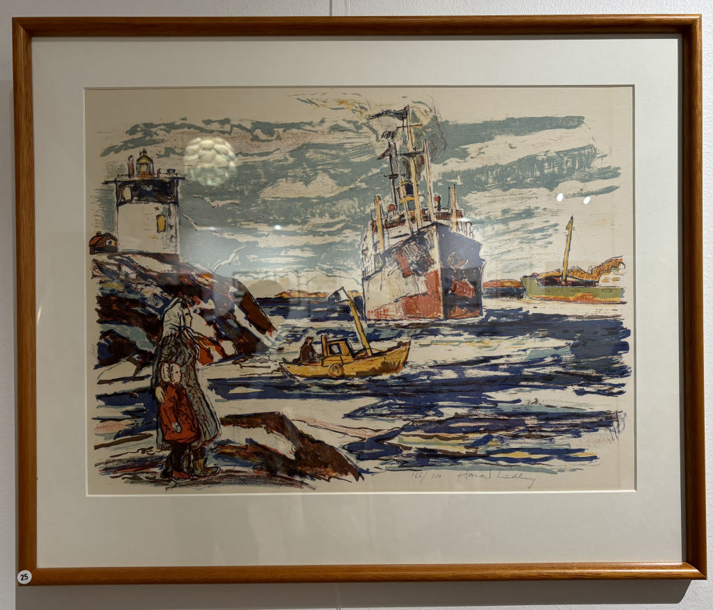 'Nr 8, lito', ett konstverk av Harald Lindberg