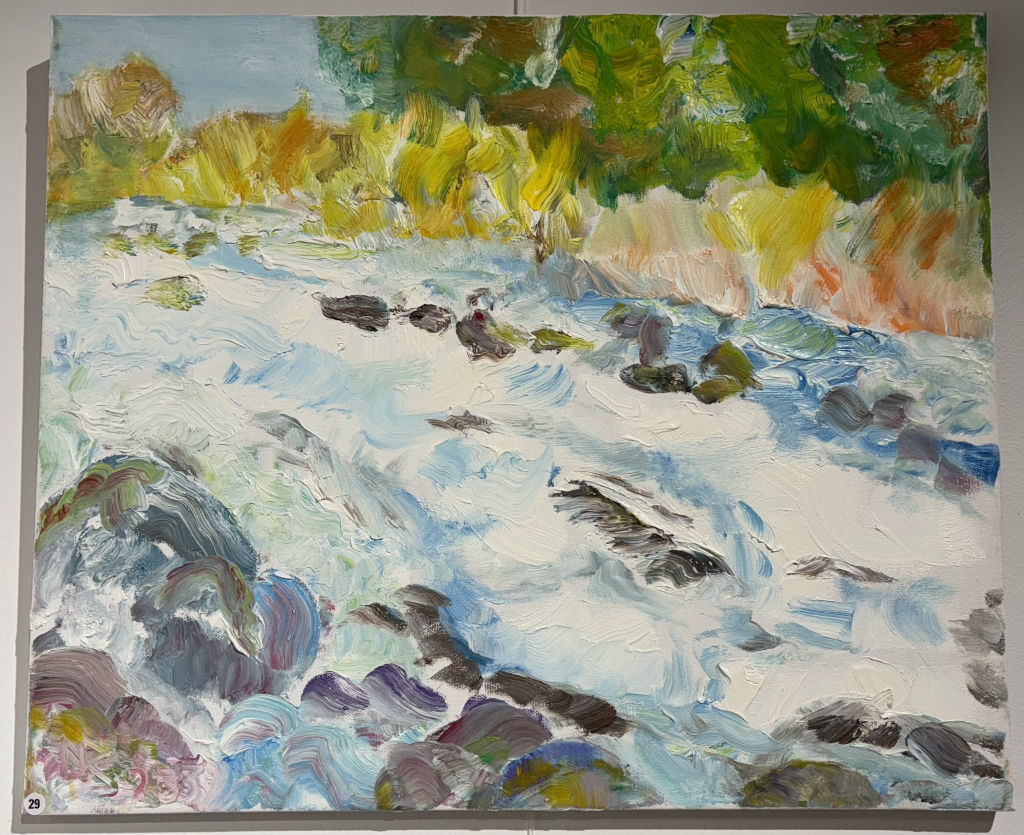 'Nr 12, olja', ett konstverk av Ulric Rudebeck