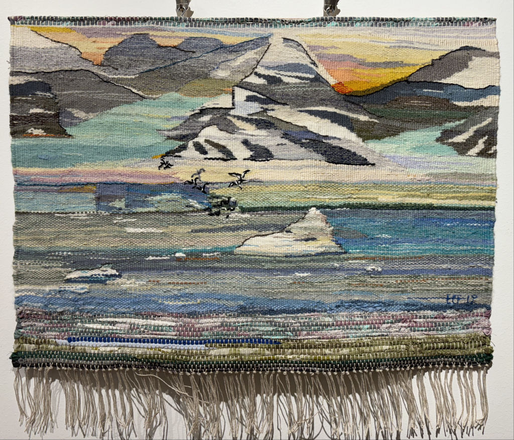 'Nr 21, bonad', ett konstverk av Elsie Carlerud Franzén