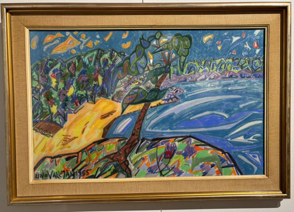 'Nr 18, pastell', ett konstverk av Uno Vallman