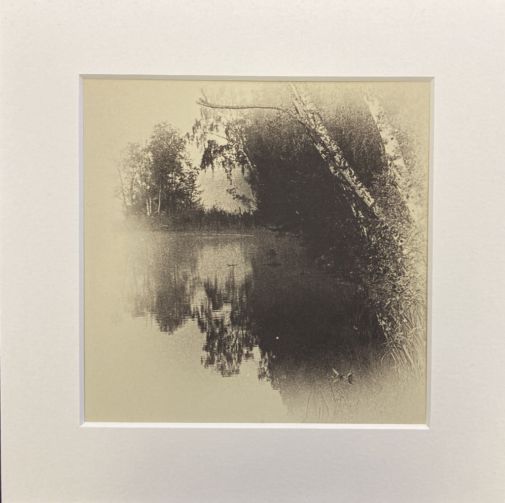 'Damm i dimma', ett konstverk av Hans Sjöberg