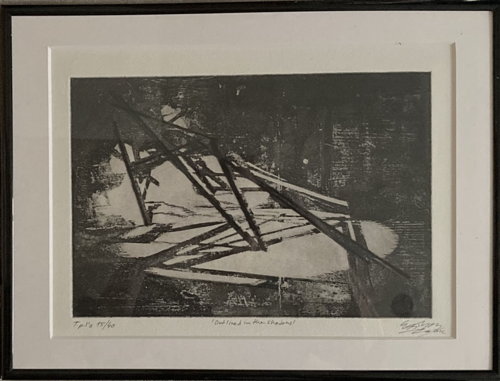 'Outlined in the shadows', ett konstverk av Eliska Kovacikova