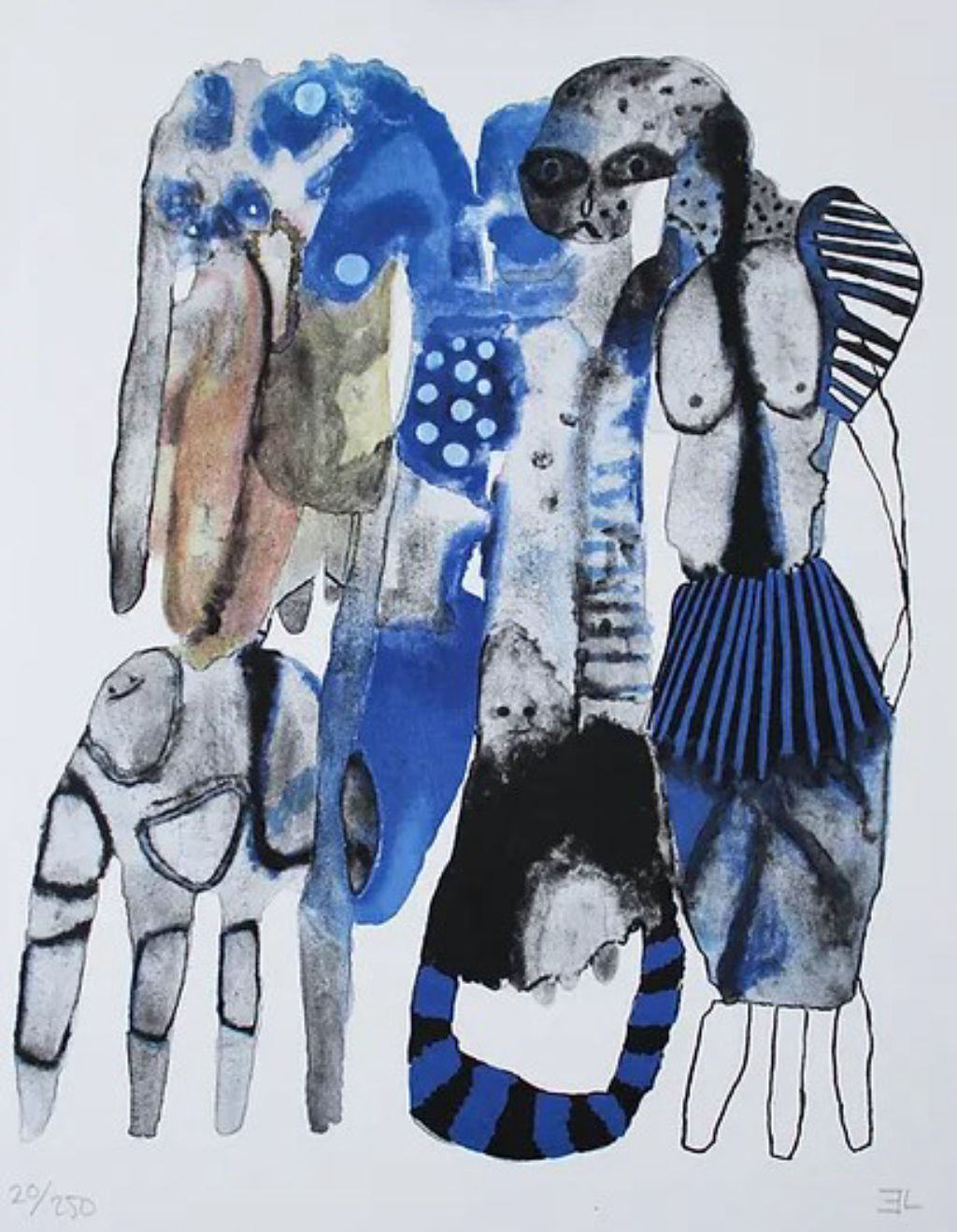 'Farwell to the girl with sun in her eyes', ett konstverk av Emma Larsson