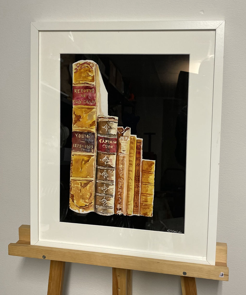 '1. Böcker', ett konstverk av Eva Helzel