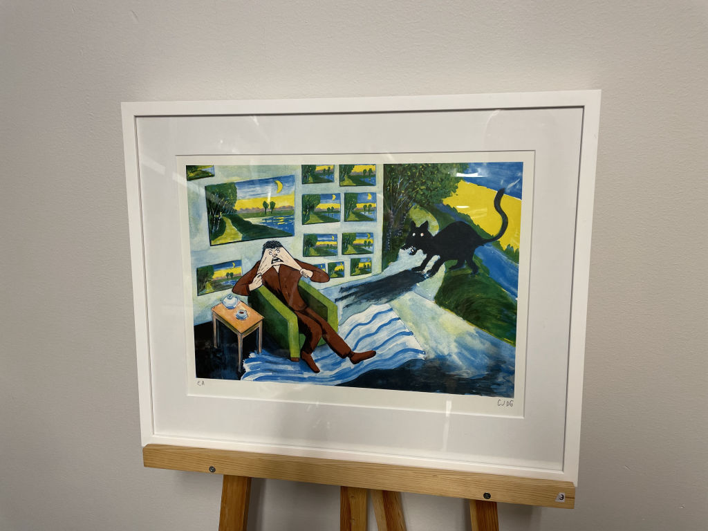 '18. Skriet 2.0', ett konstverk av Carl Johan De Geer