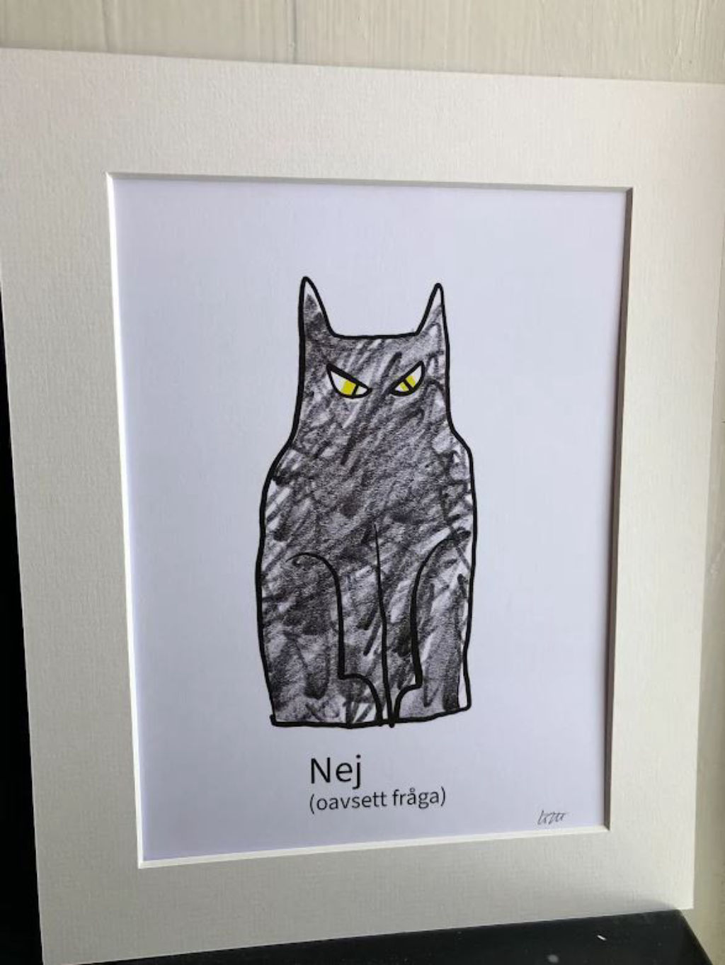 '25. Nej (oavsett fråga)', ett konstverk av Lisa Tofft