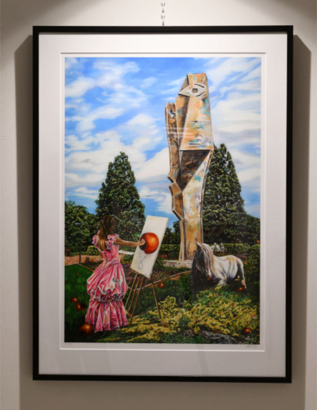 'Picasso och jag', ett konstverk av Caroline af Ugglas