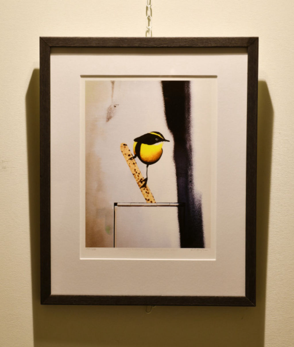 'Tachuris Rubigasta, Fossveinen, Oslo', ett konstverk av Erik Berglin