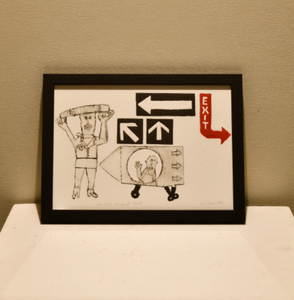 'En resa relativt kort', ett konstverk av Ragnhild Ibsen