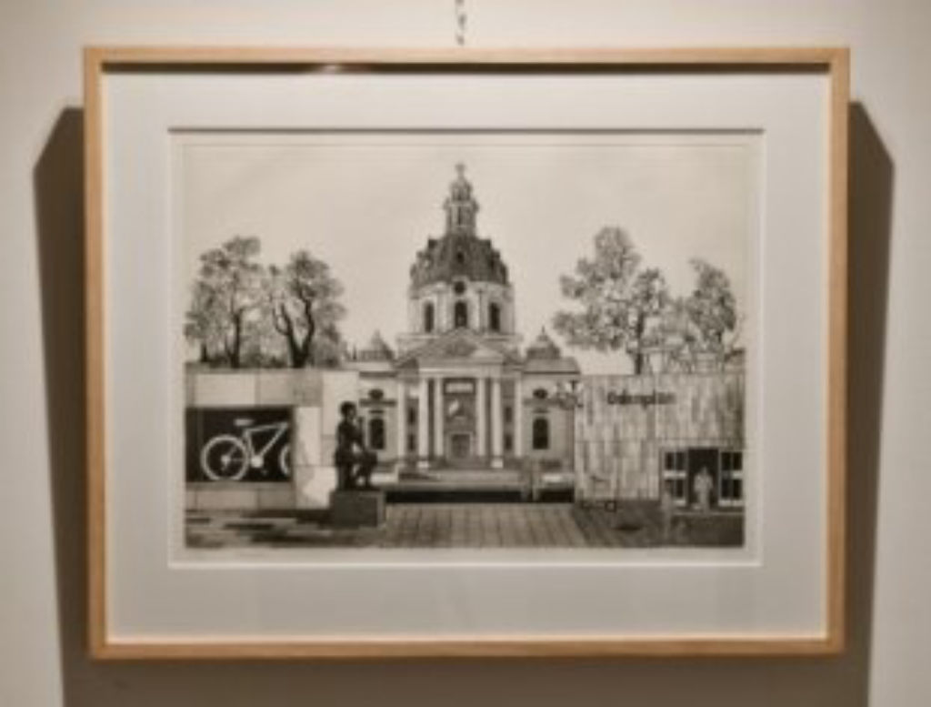 'Odenplan', ett konstverk av Mikael Wahrby