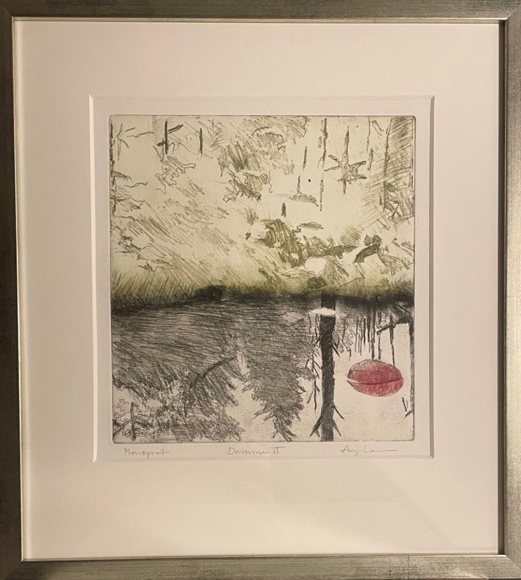 'Dammen', ett konstverk av Anja Larsson