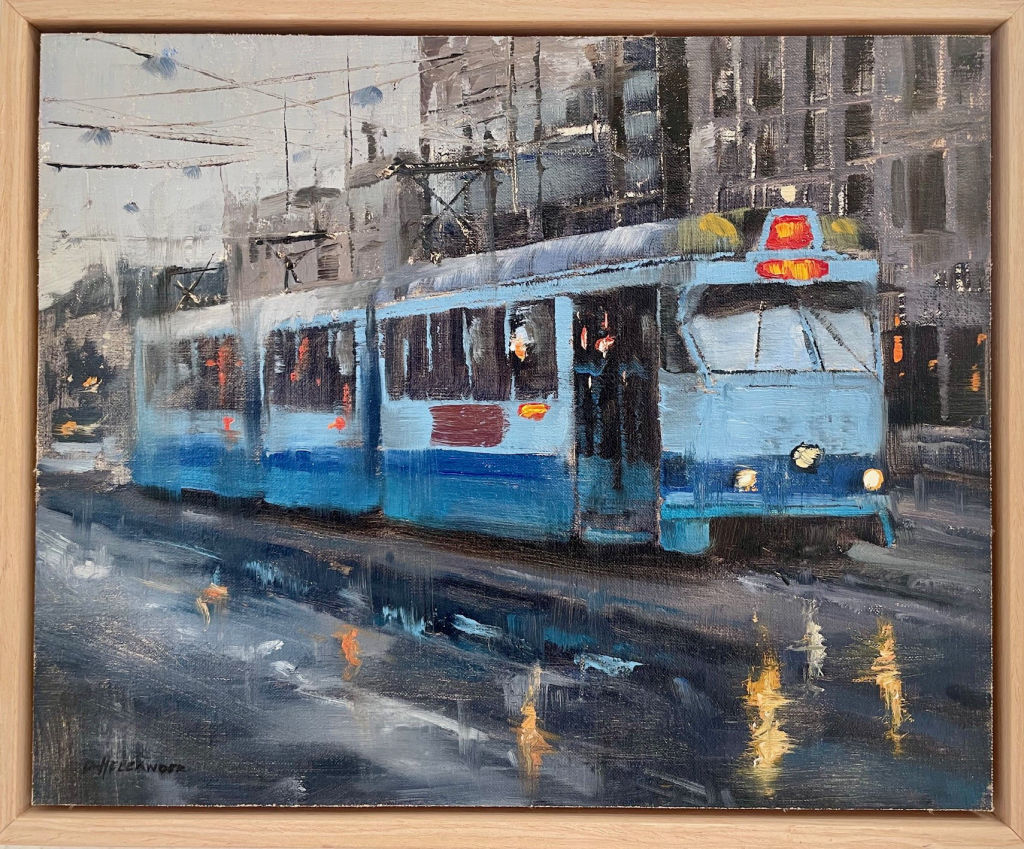 'November i Göteborg', ett konstverk av David Heleander