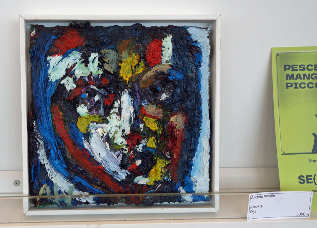 '4. Ansikte', ett konstverk av Anders Wollin