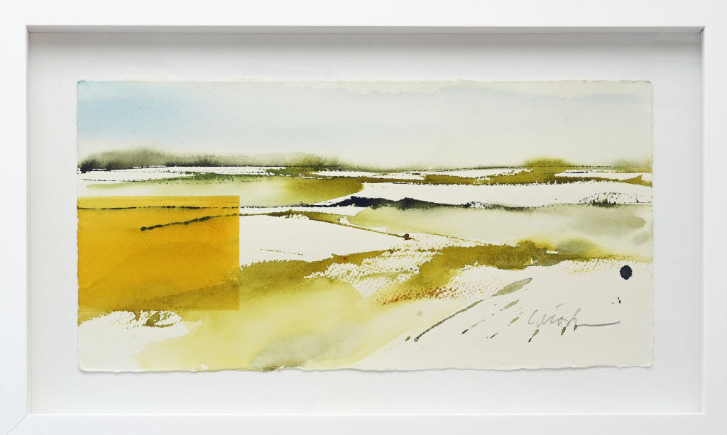 'Himmel över Österlen II', ett konstverk av Carina Köster