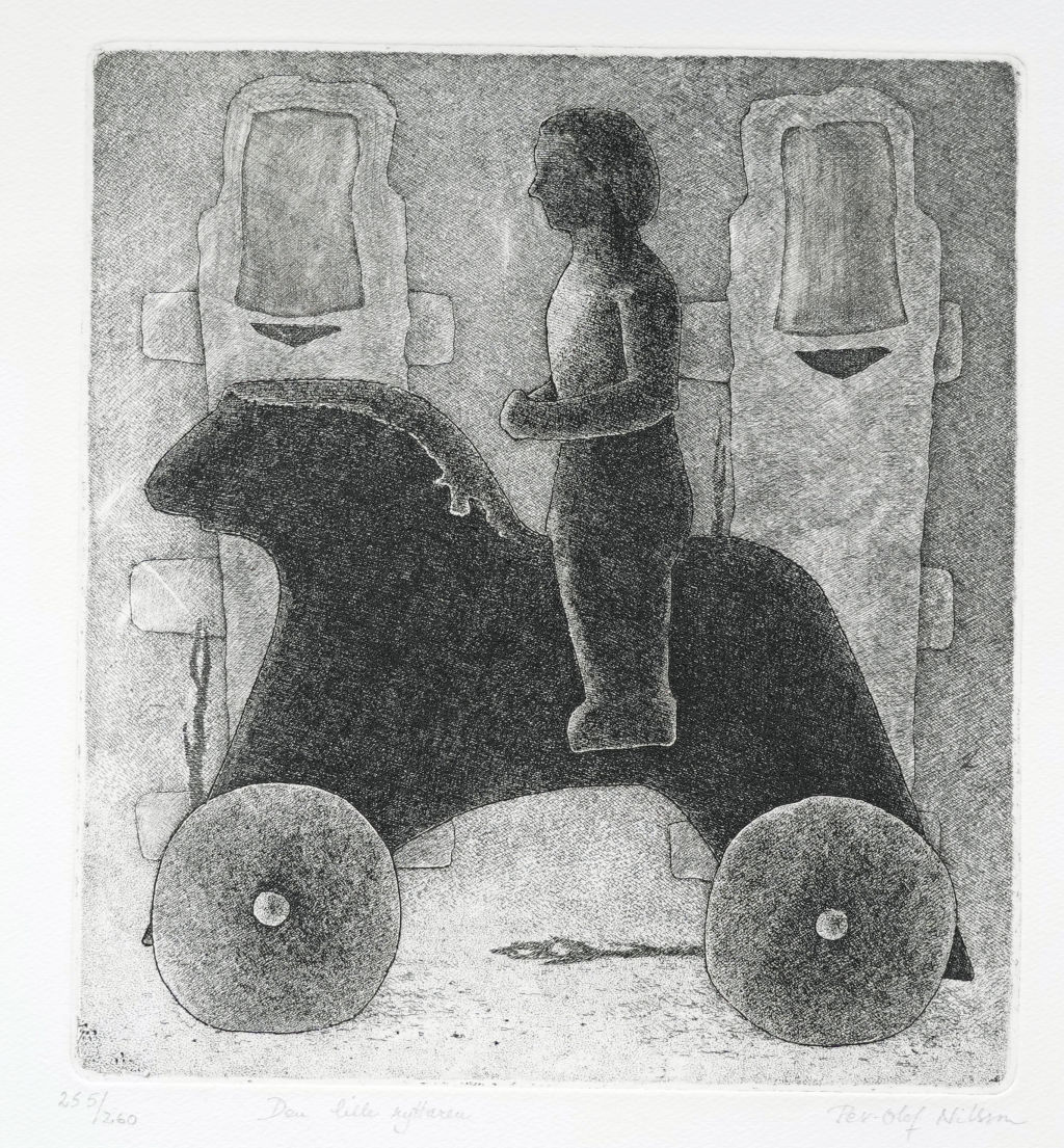 'Den lille ryttaren', ett konstverk av Per-Olof Nilsson