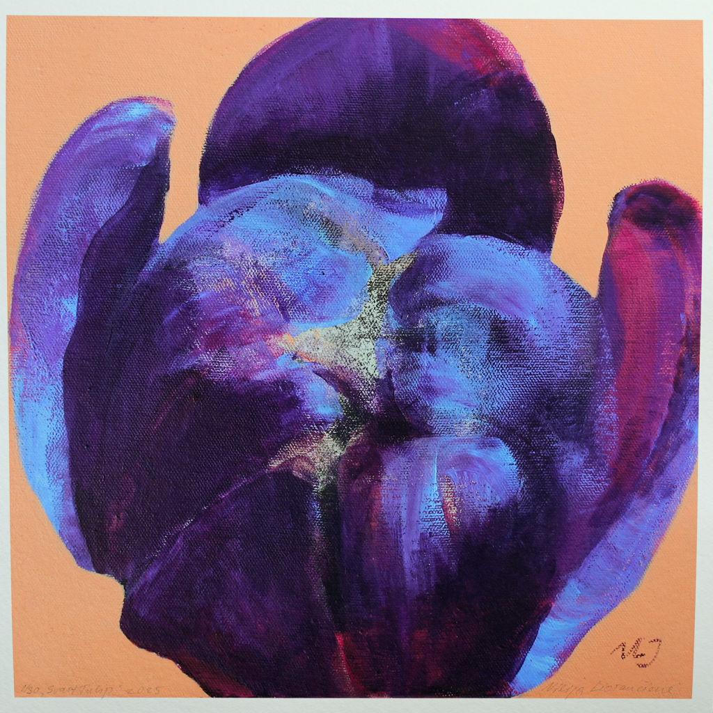 'Dark tulip', ett konstverk av Vilija Lioranciene