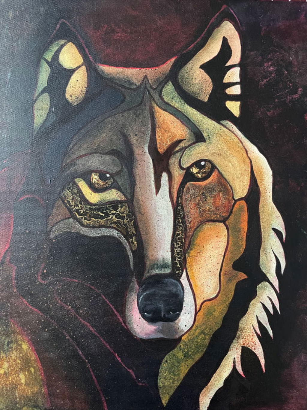 'Vargtimmarna', ett konstverk av Kicki Johansson