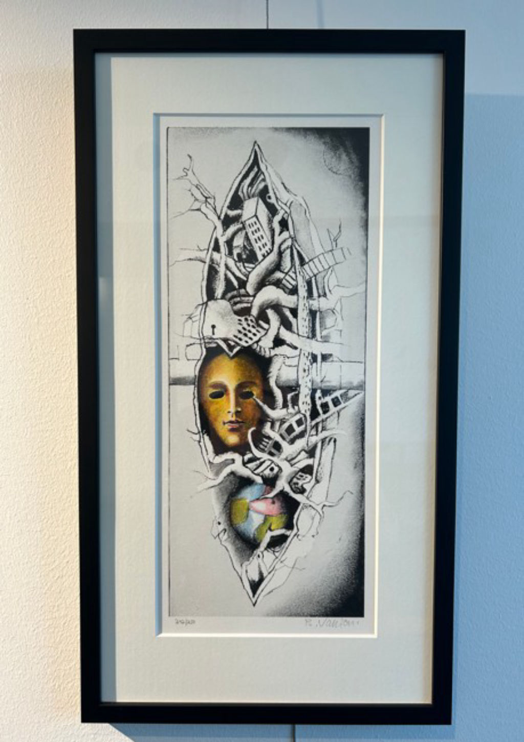 'ebf-b5d-2ec', ett konstverk av Bertil Vallien