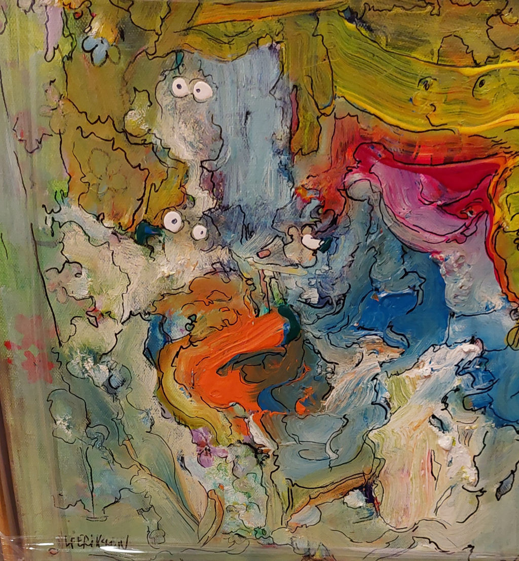 'Verk 9 Nattens öga', ett konstverk av Ulf Eriksson