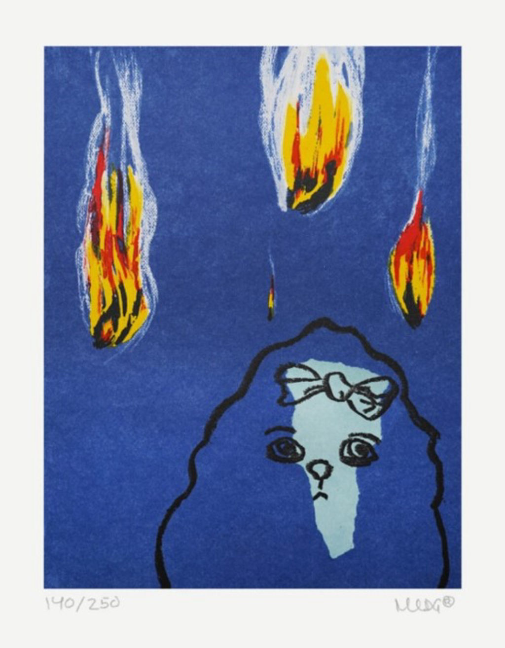 'Verk 1 What, Me Worry?', ett konstverk av Marianne Lindberg De Geer