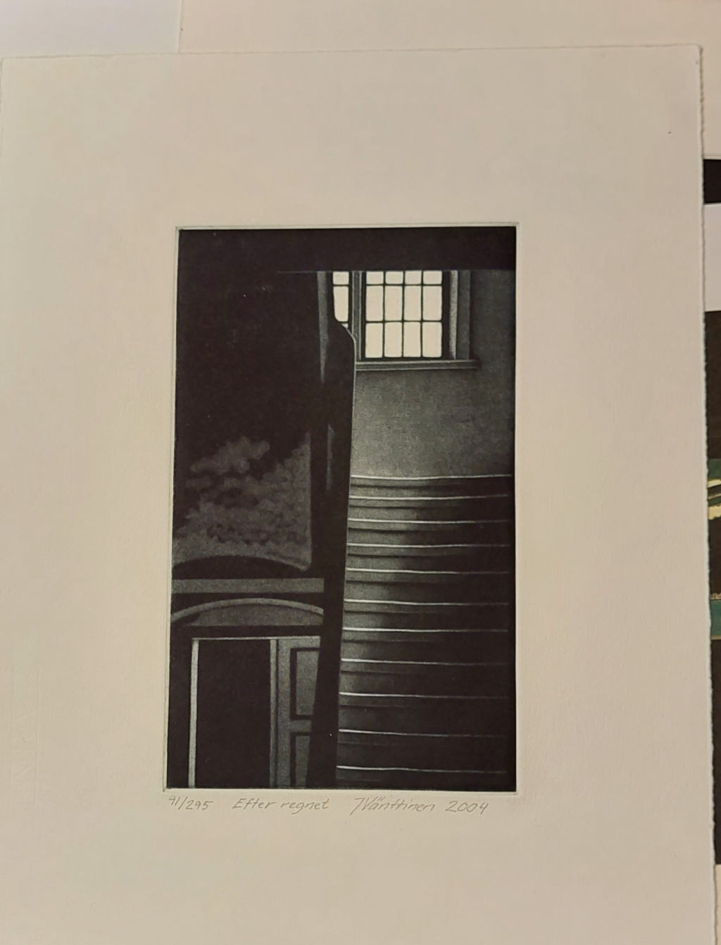 'Verk 3 Efter regnet', ett konstverk av Jukka Vänttinen