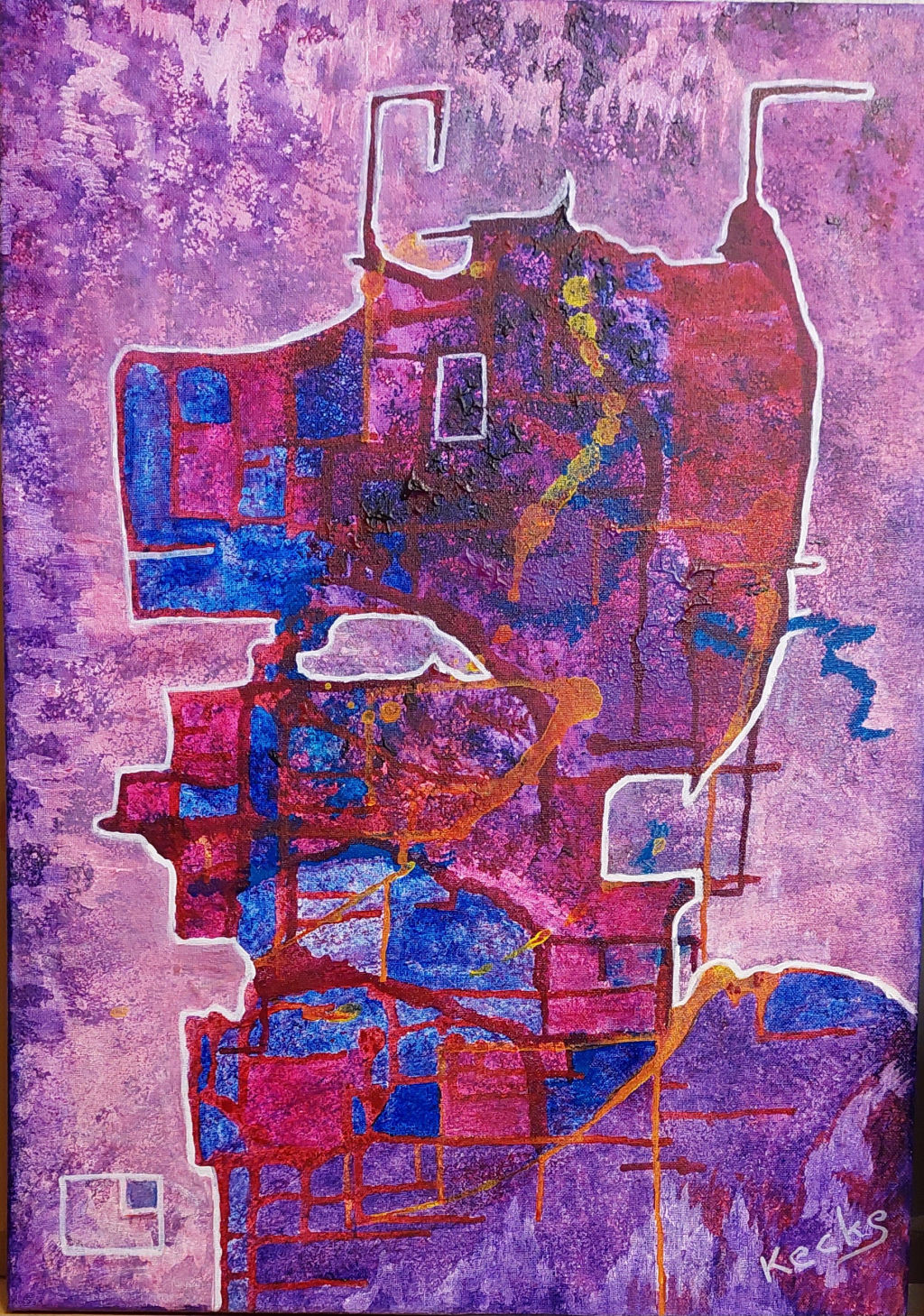 'Verk 14', ett konstverk av Ann Christin Johansson