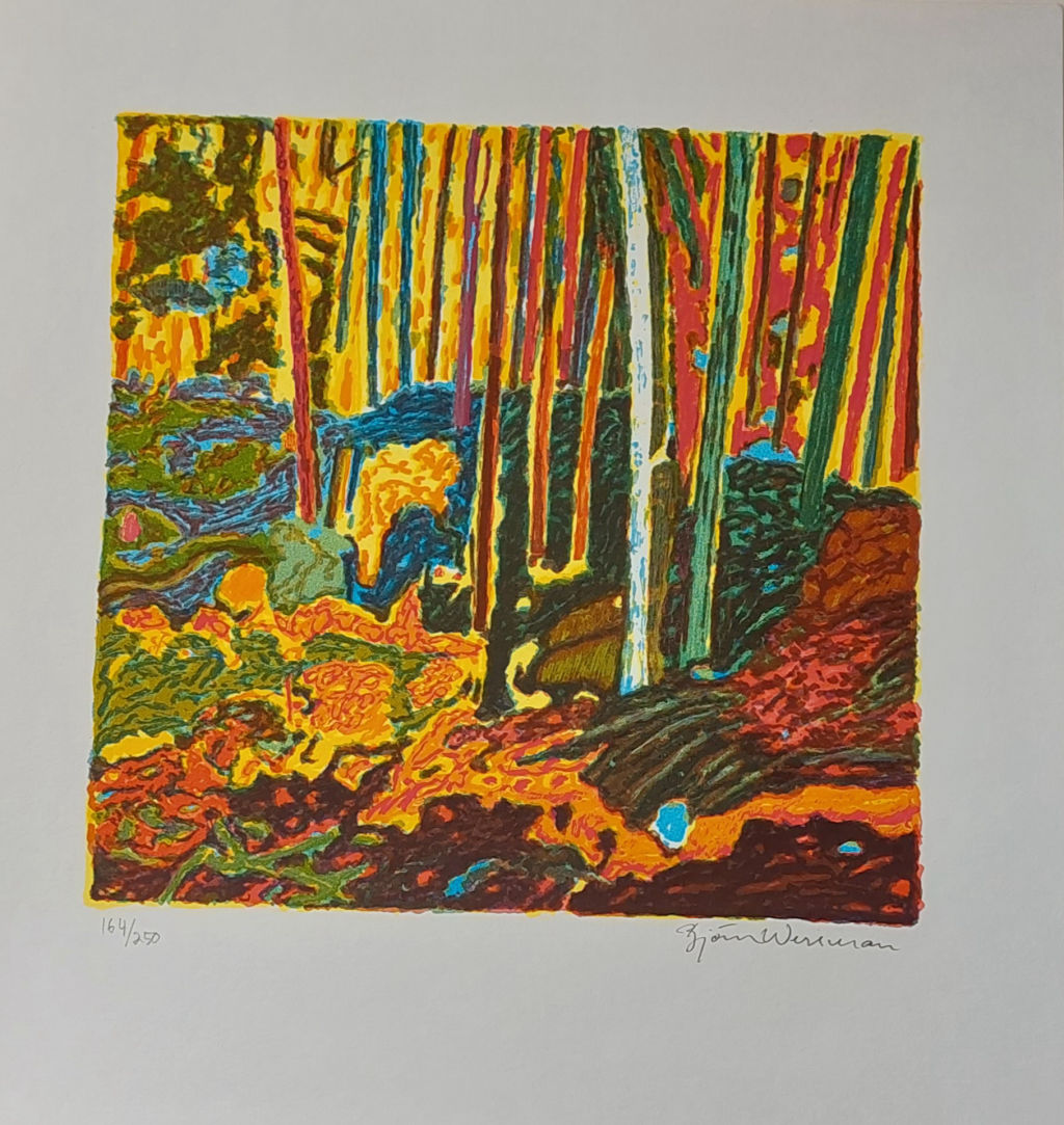 'Verk 22 Rödtuva', ett konstverk av Björn Wessman