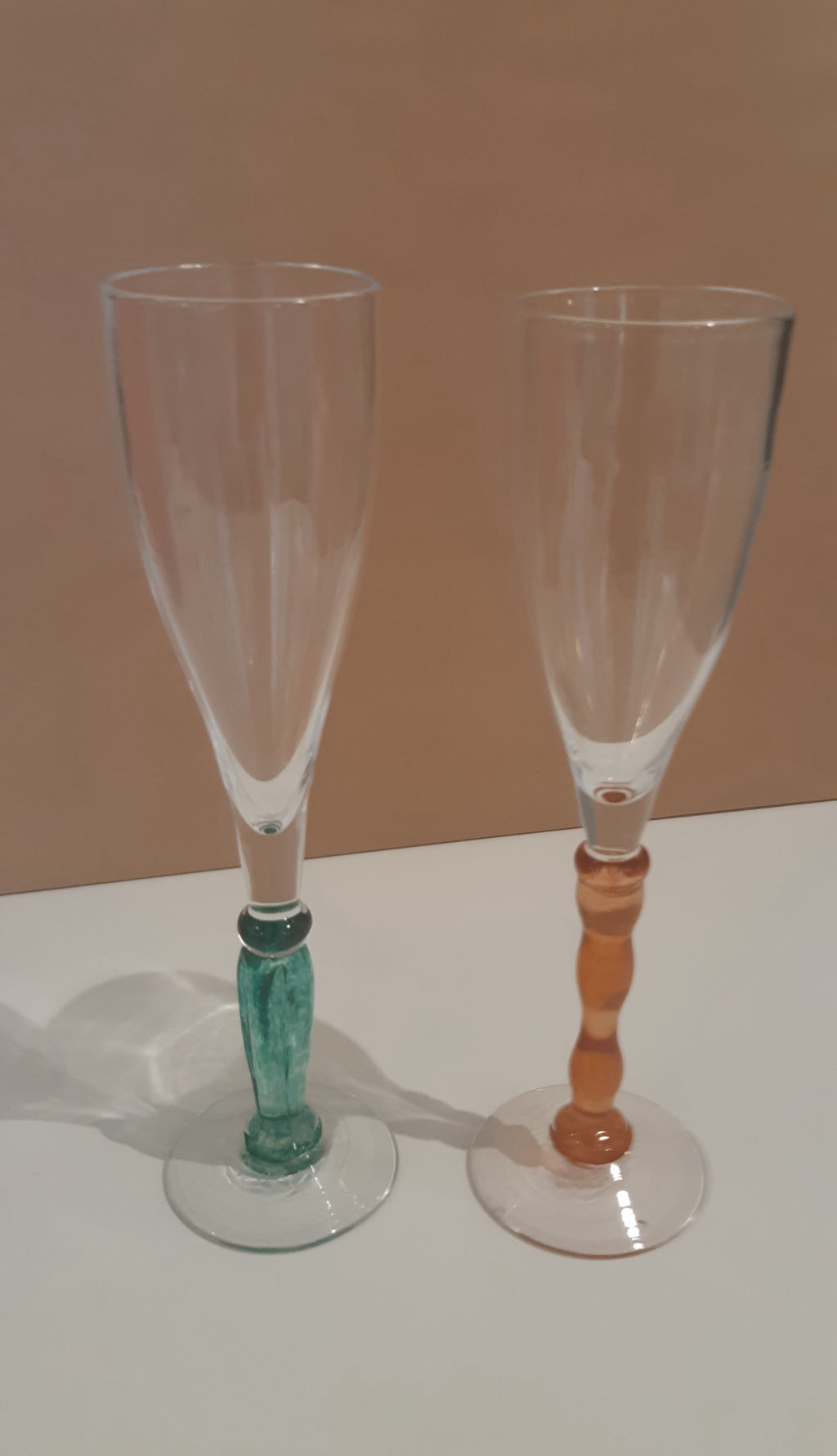 'Champangeglas', ett konstverk av Katarina Löfström