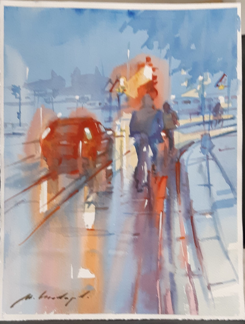 'Akvarell', ett konstverk av Michael Shevarjov