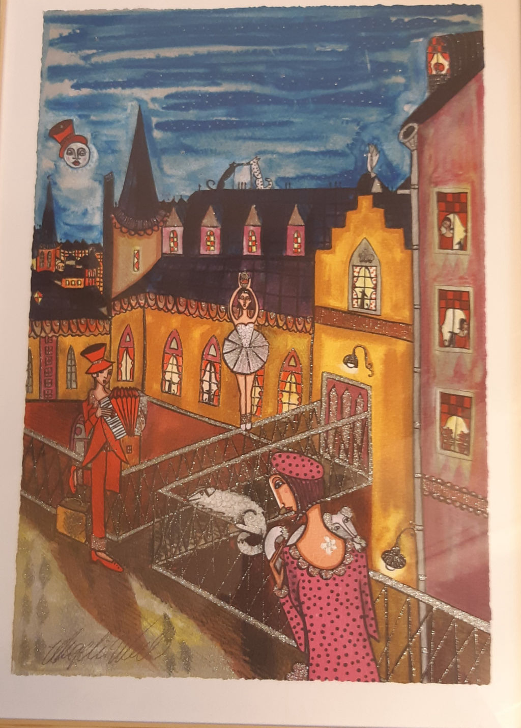 'Litografi "Bellmansgatan"', ett konstverk av Angelica Wiik