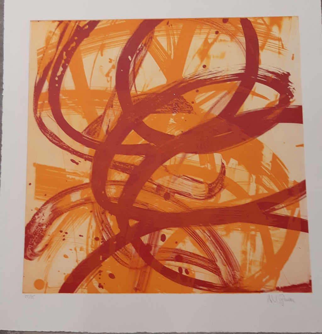 'Etsning', ett konstverk av Astrid Sylwan