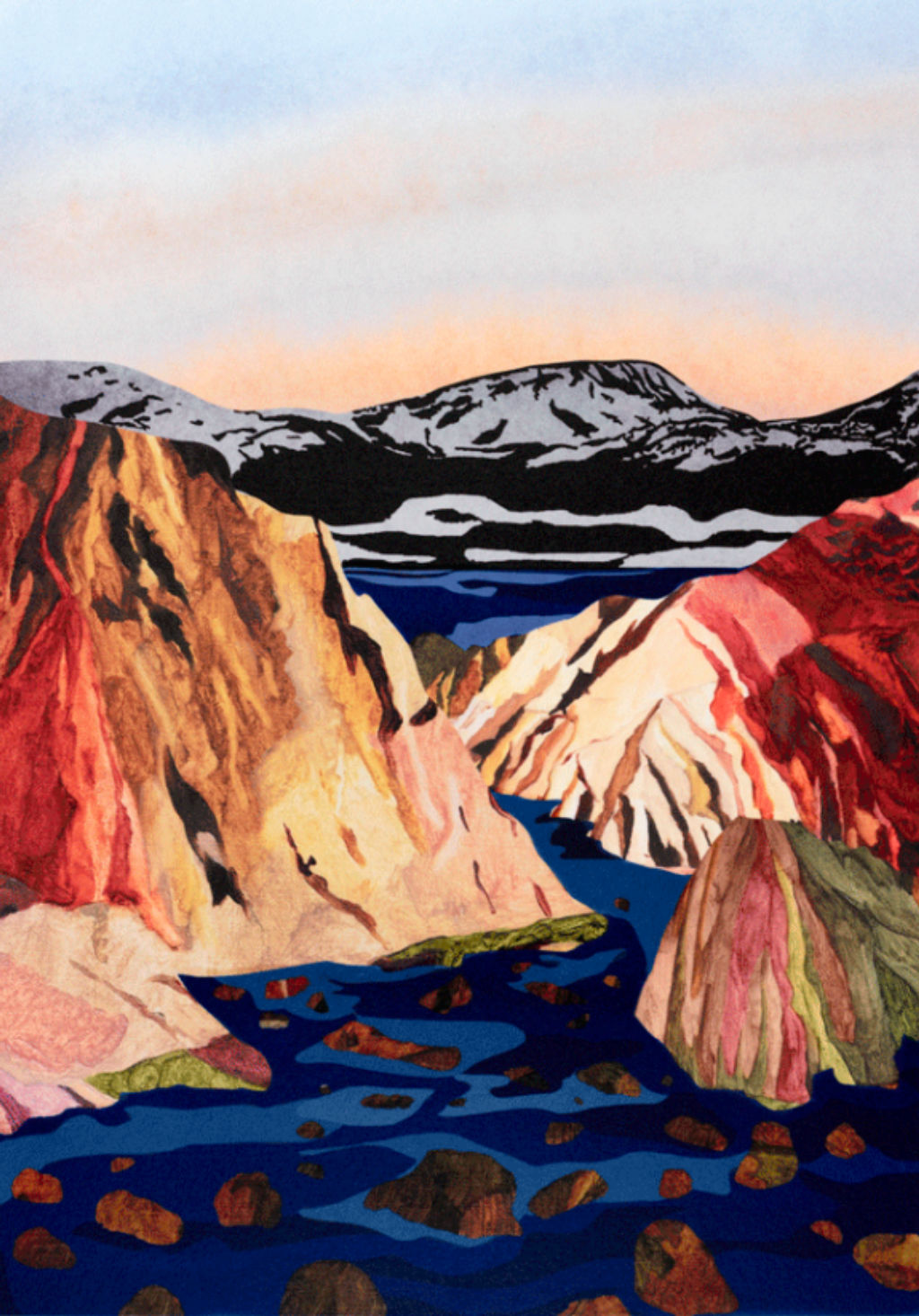 'Serigrafi ”Katterjok”', ett konstverk av Roger Metto