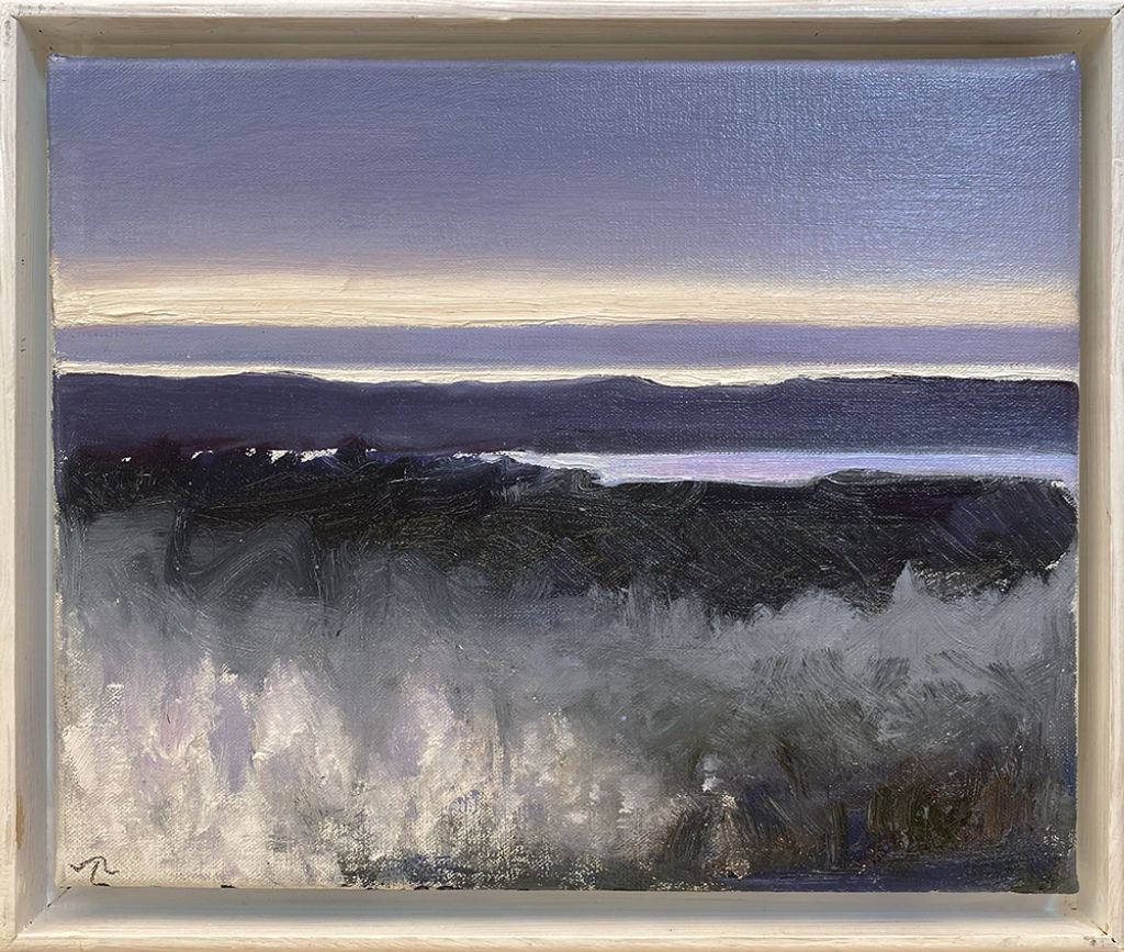 'Olja på duk ”Vintertid”', ett konstverk av Svante Rydberg