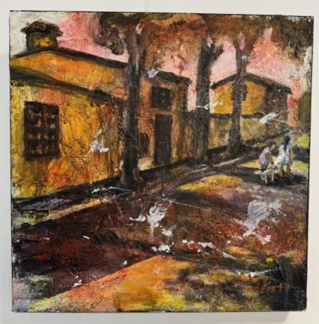 'Promenad', ett konstverk av Anders Wollin