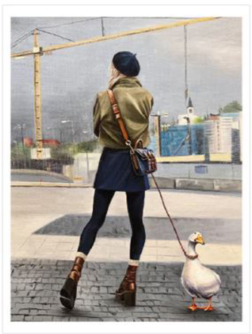 'Ha en gås oplockad', ett konstverk av Anna Ileby