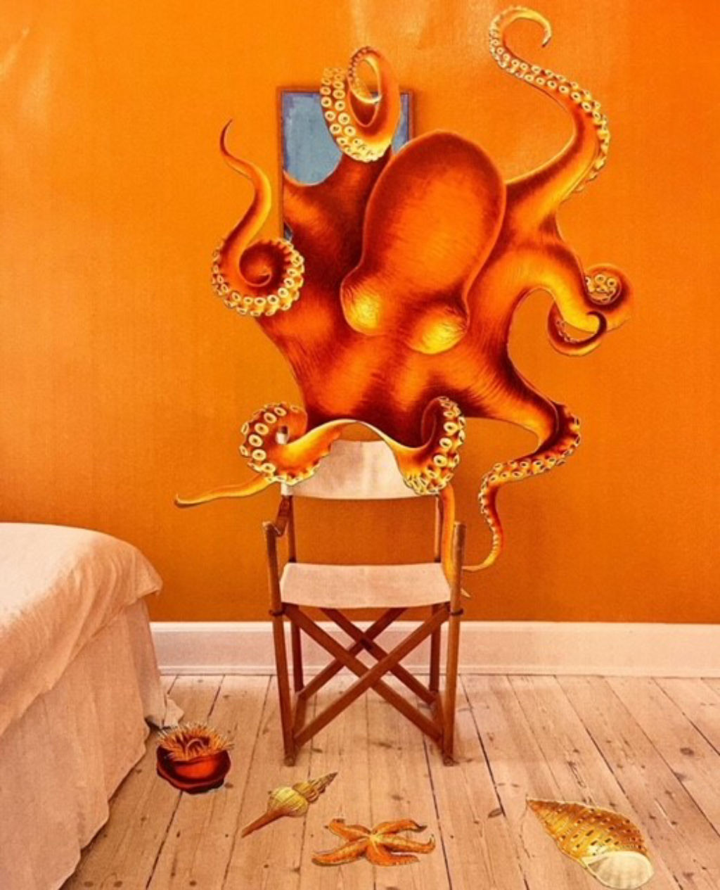 'Orange Octopus', ett konstverk av Nina Ohlin
