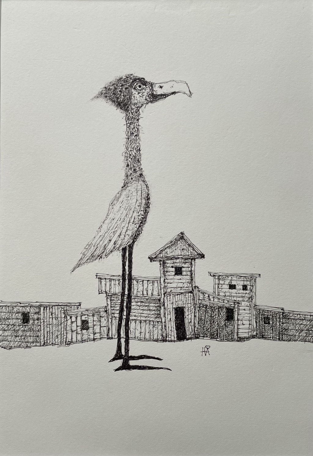 'Skiss', 2024, ett konstverk av Harri Åberg