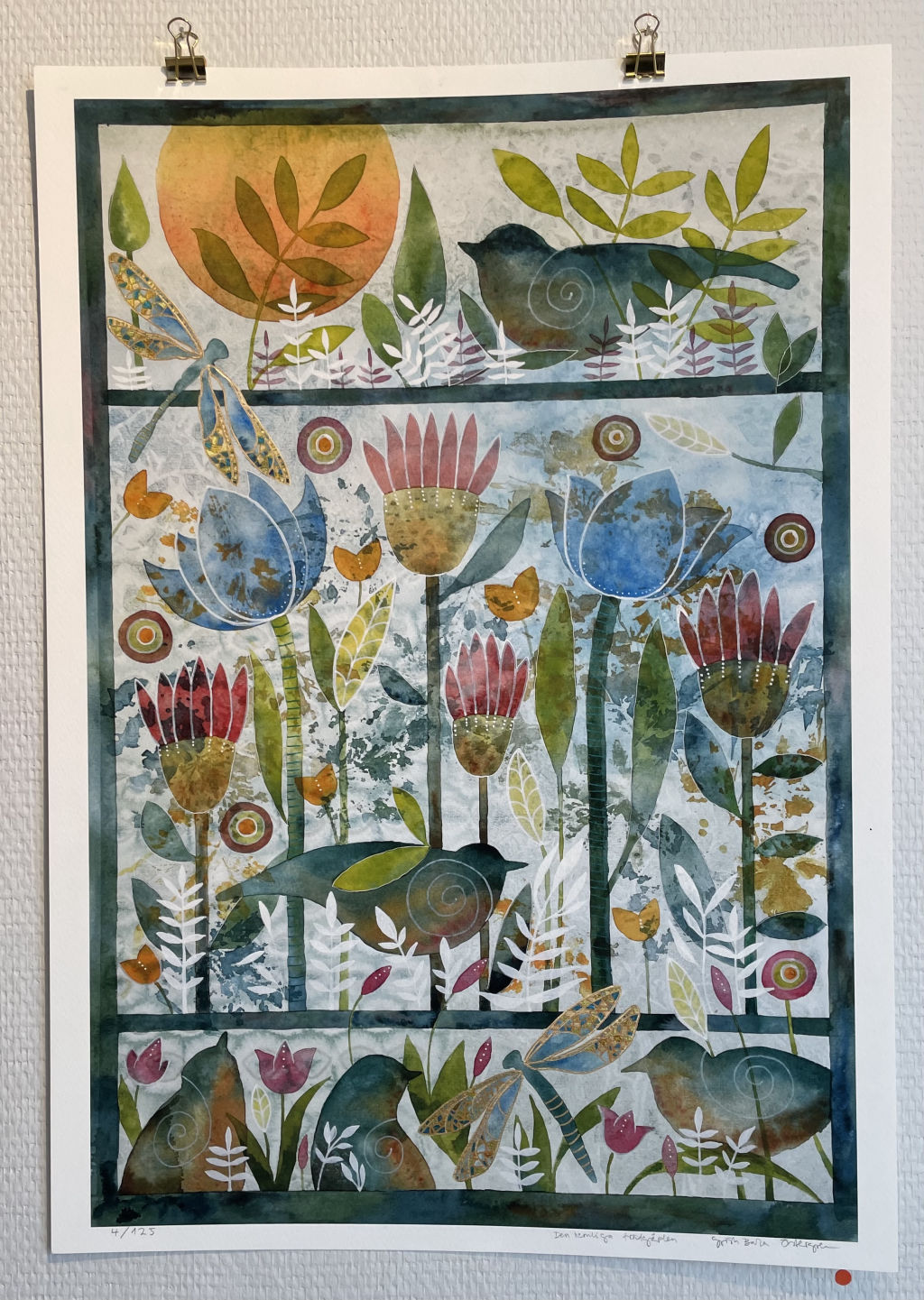 'Den hemliga trädgården', 2024, ett konstverk av Gyösh Baka Östergren