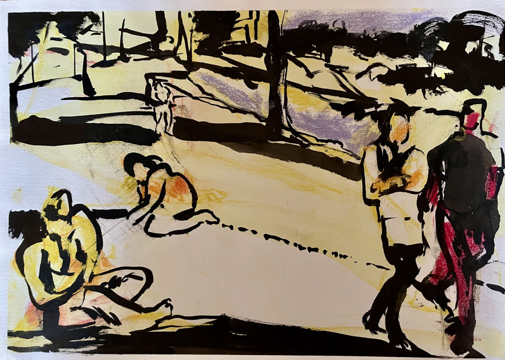 'Motiv från Uppsala 1', 2022, ett konstverk av Norbert Faber