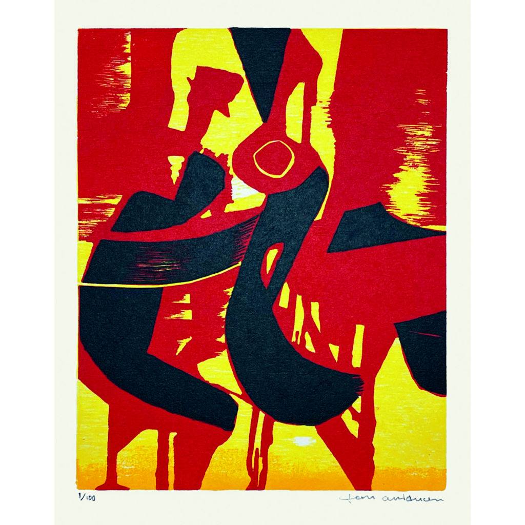 'Scen', 2025, ett konstverk av Lars Arvidsson