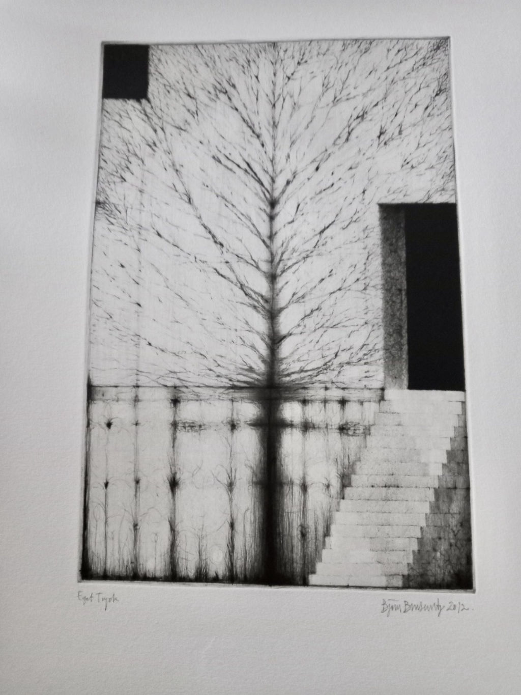 'Huset', 2012, ett konstverk av Björn Brusewitz