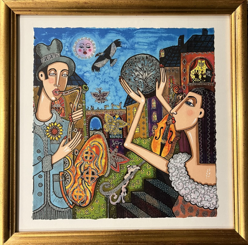 '14. Livets träd', ett konstverk av Angelika Wiik