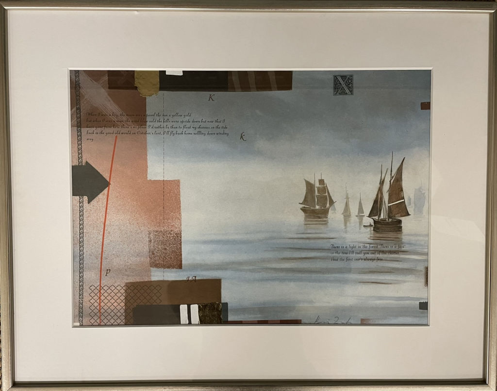 '18. Båtar', ett konstverk av Boris Zats 