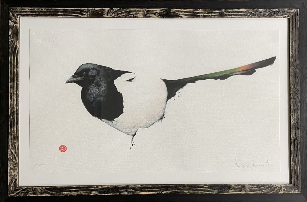 '8. Skata', ett konstverk av Karl Mårtens