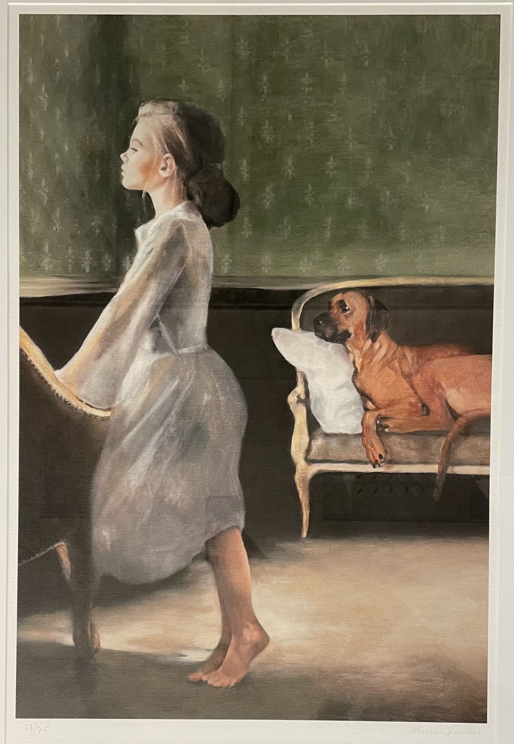 '6.The curious two', ett konstverk av Mimmi Kandler