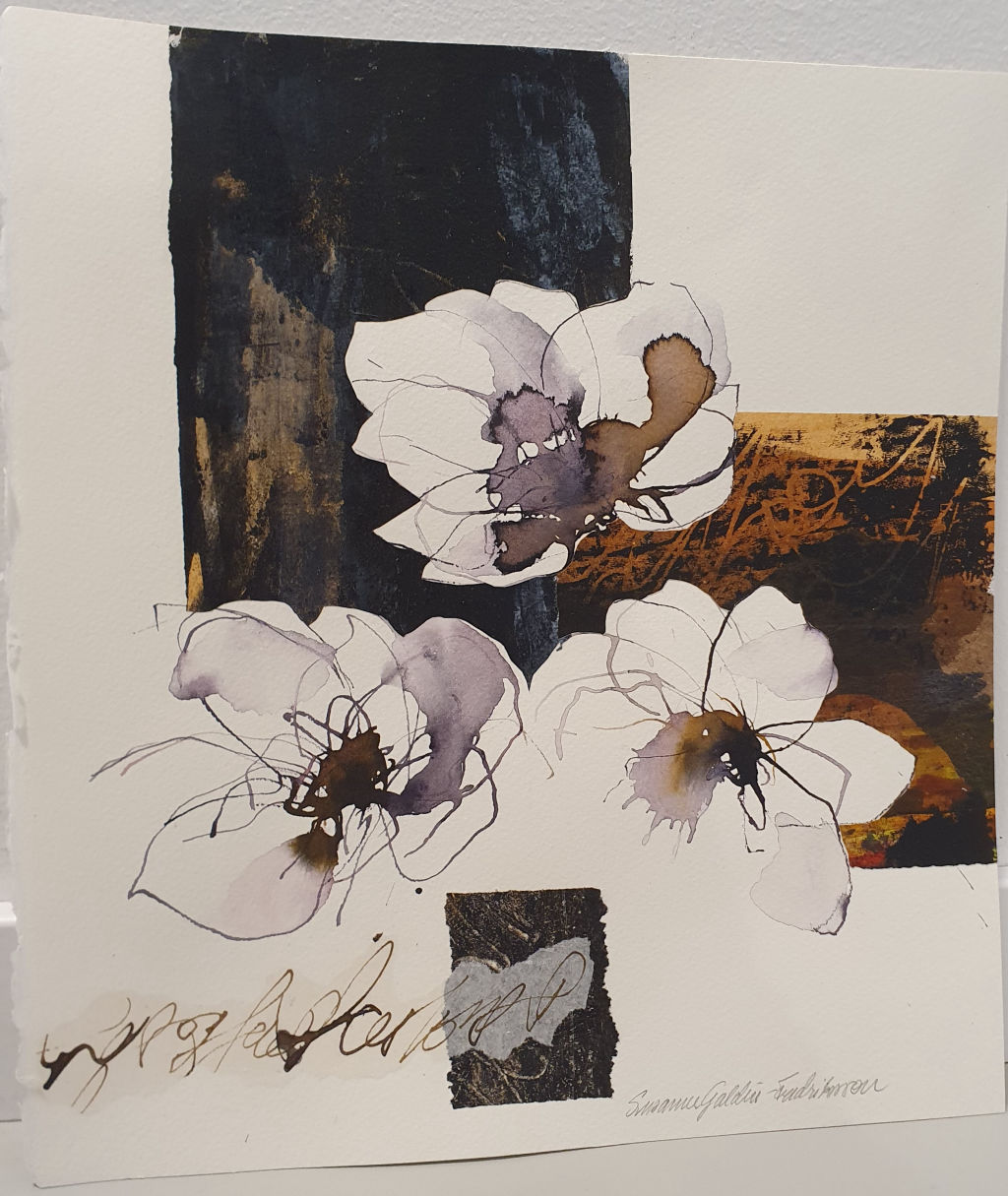 'Blommor', ett konstverk av Susanne Galden Fredriksson