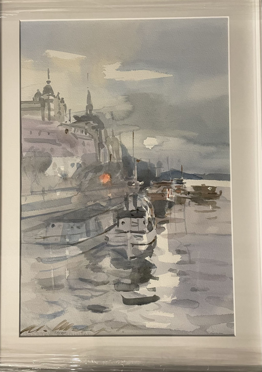 '8. Båthamn', ett konstverk av Michael Shevarjov