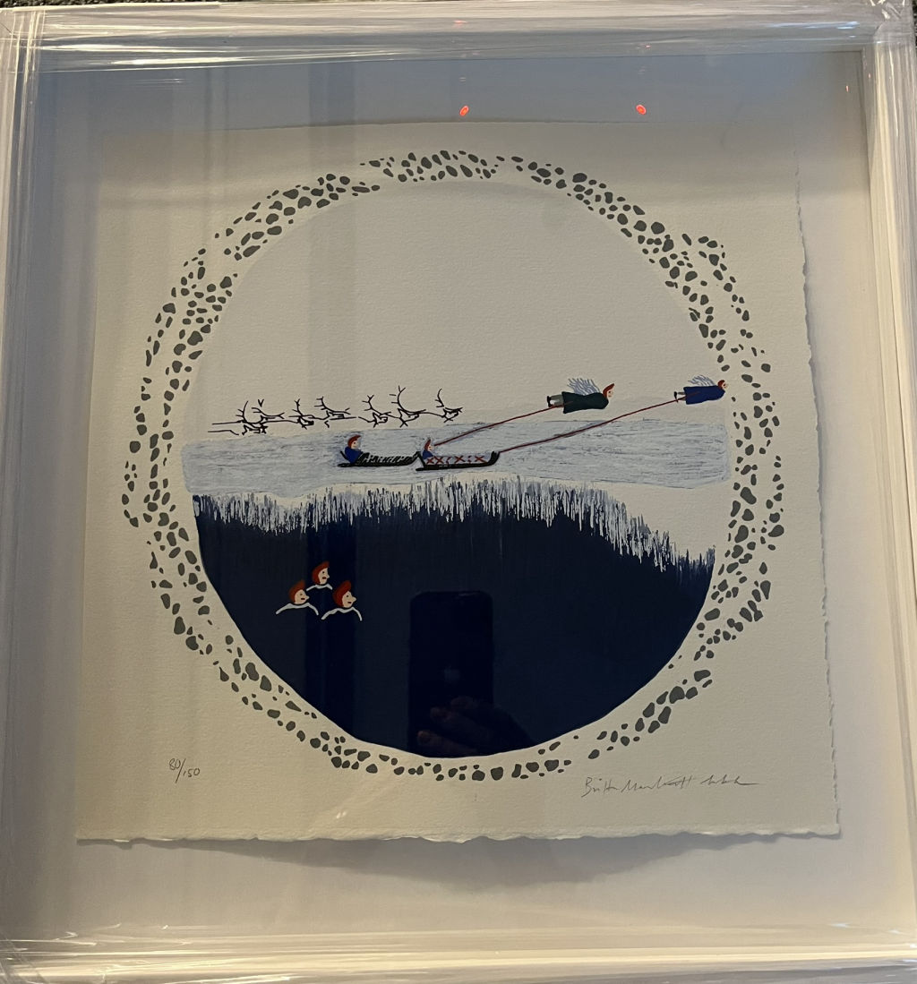 '12. 67 grader norr', ett konstverk av Britta Marakatt-Labba